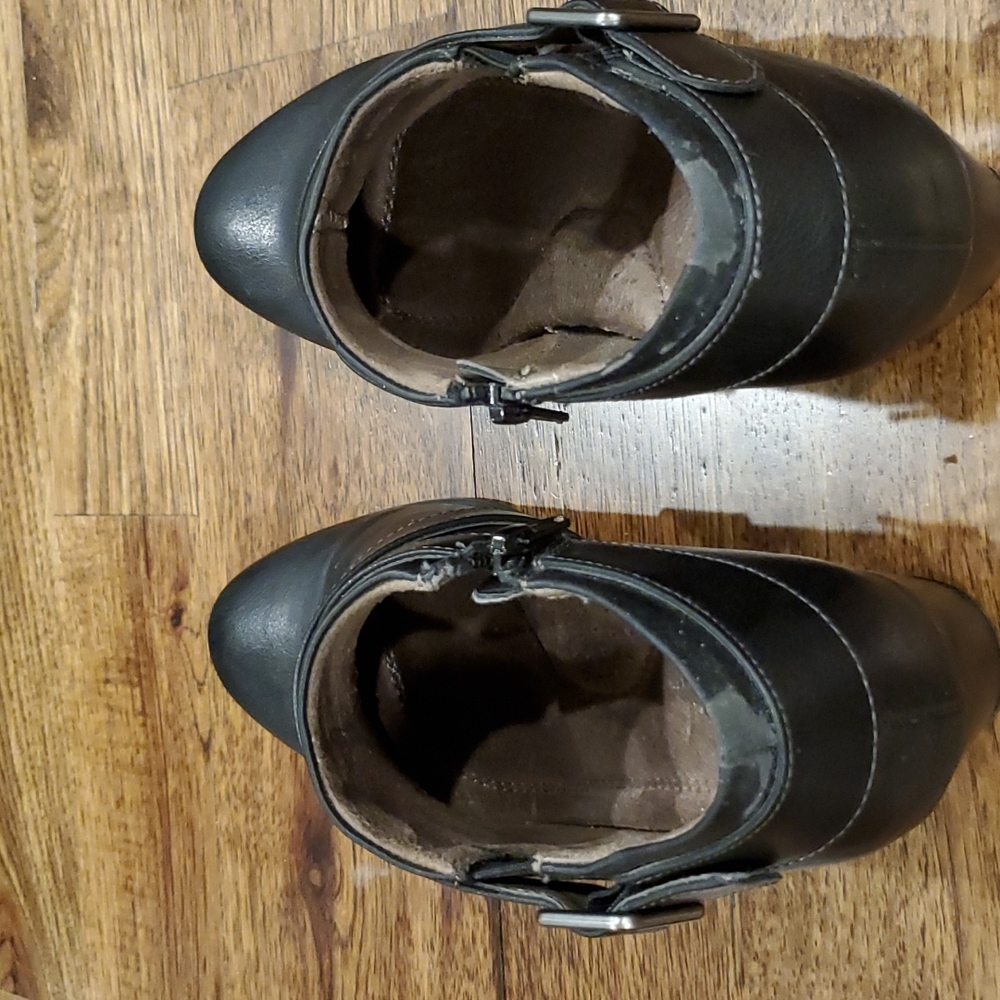 Womens Natural Soul buckle accent ankle boots size 7.5 - Picture 4 of 6